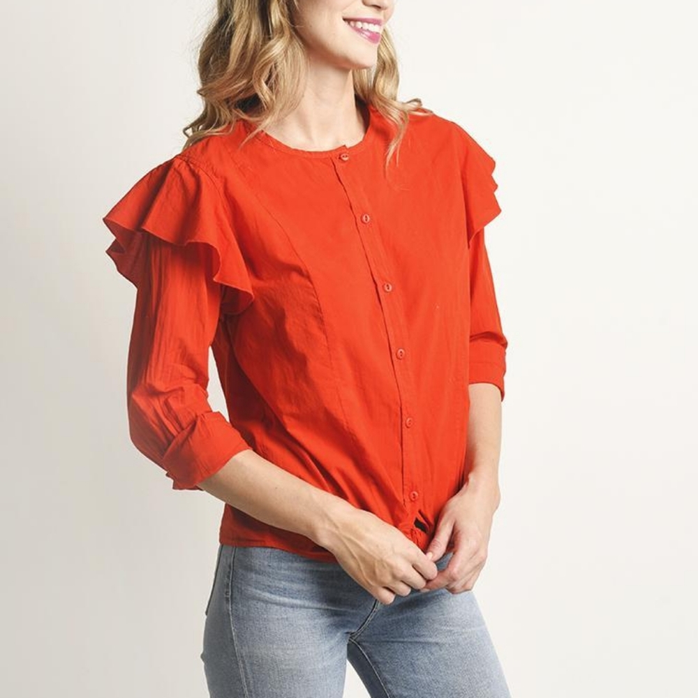 NWT, Current/Elliot The Asley Poinciana Top